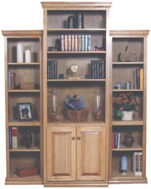 Traditional Flush Bookcase Set