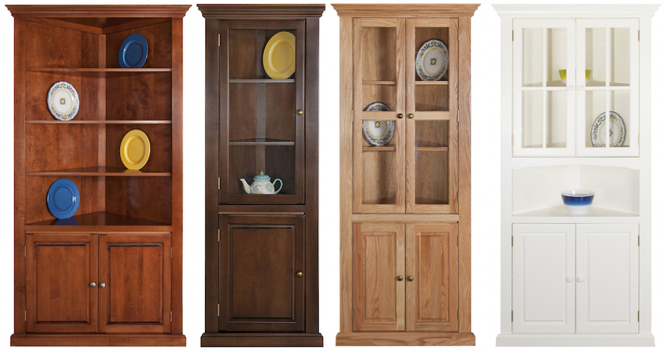 Arthur Brown 3-sided corner cupboards