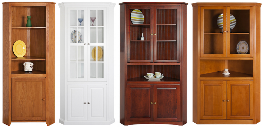 Arthur Brown 5-sided corner cupboards