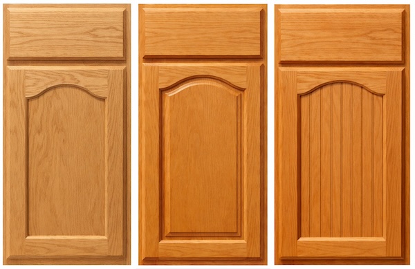 Oak doors with cathedral tops