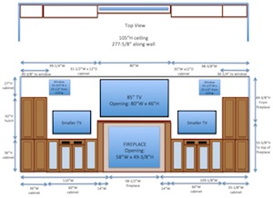 Wall unit diagram