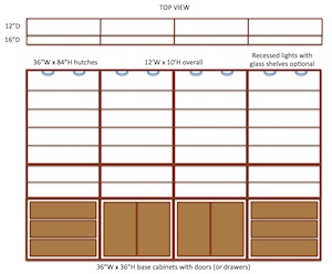 Wall unit diagram