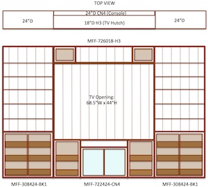 Wall unit diagram