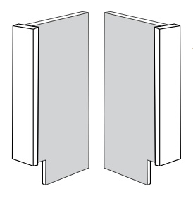 DW_1_: Dishwasher End Panel, 34-1/2"H x 1-1/2"W x 24"D